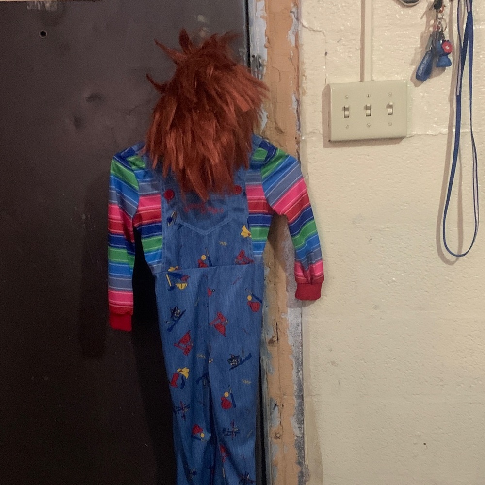 Kids Chucky costume with wig included